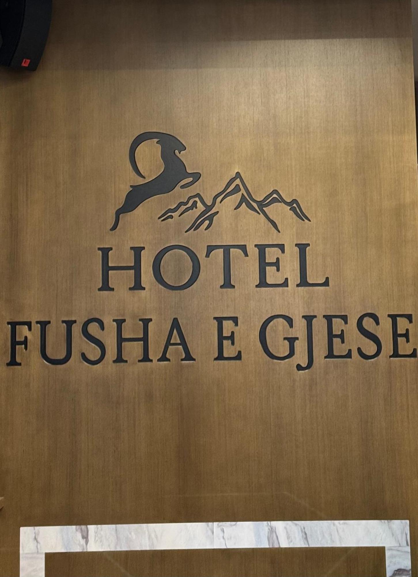 Hotel Fusha E Gjese Valbone Eksteriør billede
